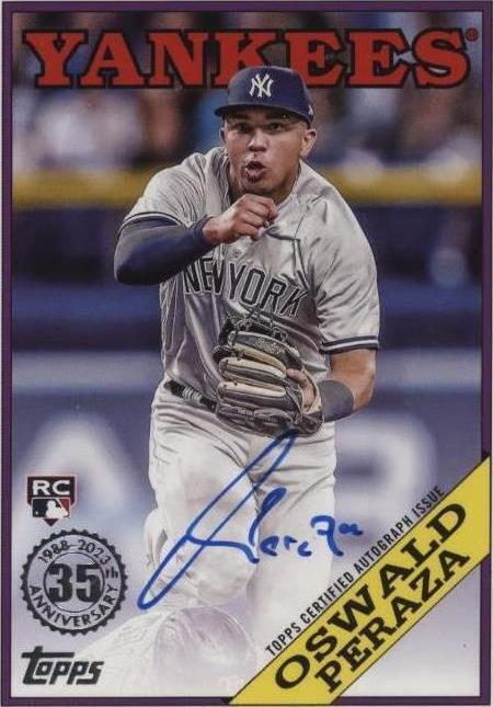 2023 Topps Series 2 - Oswald Peraza #88BA-OP - 1 of 1