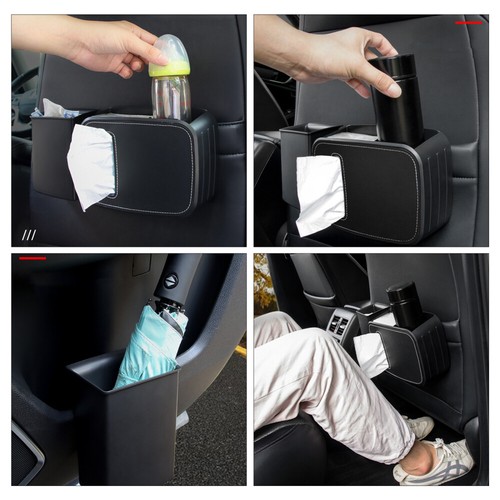 Abnehmbarer Mehrzweck Auto Mülleimer Auto Zubehör KFZ Organizer - Bild 3 von 10