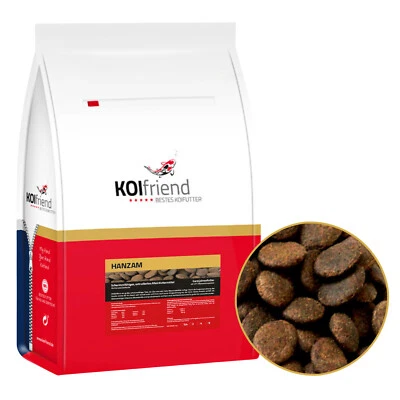 Koifutter Hanzam 5 Liter 25 mm 2 kg Taler Füttern aus der Hand Fischfutter Koi