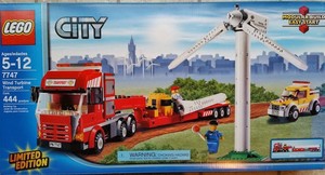 Lego City Town Limited Ed 7747 Wind Turbine Transport New Sealed Image Is Loading Lego City Town Limited Ed 7747 Wind Turbine