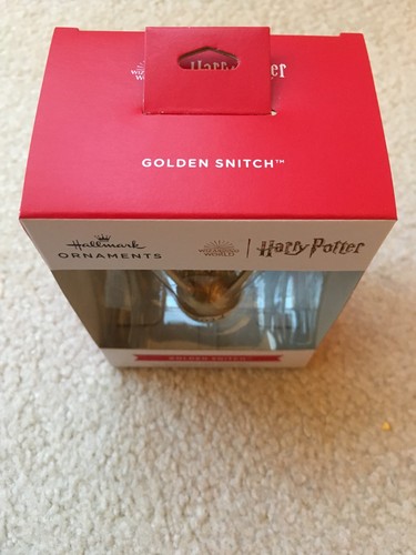 Hallmark Harry Potter Golden Snitch 2024 Christmas Ornament - BRAND NEW IN BOX - Picture 5 of 6