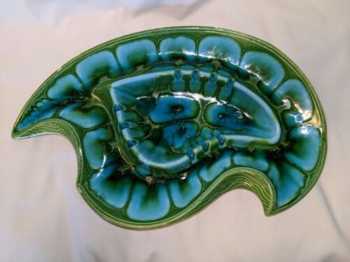 Treasure Craft 1958 Glazed 12" Ashtray/Trinket Dish - Compton, CA