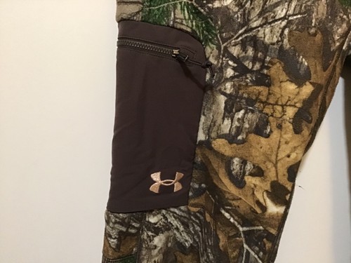 Under Armour Storm Coldgear gefütterte Camouflage Hose Realtree Xtra 31W x 33L # CB42-L10 - Bild 3 von 10