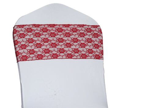 LACE Chair Sashes Bows Ribbon 6"X108" Event Wedding Party Decoration - FREE SHIP - Picture 3 of 29