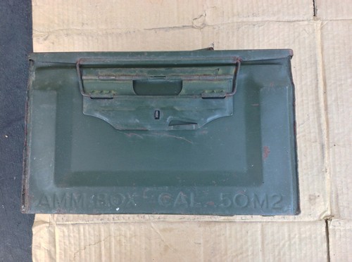 US Ammo Box Side Latch Flaming Bomb  - Picture 4 of 10