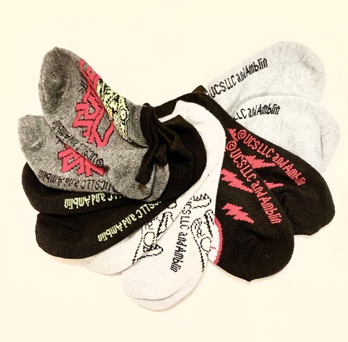 Kids Boys JURASSIC PARK Medium Size Socks 7.5-3.5, 5 Pair Brand New - Picture 8 of 9