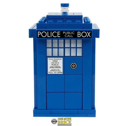 Police Box | Dr Who LEGO TARDIS | Custom Kit Made With Real LEGO Bricks - Picture 4 of 4