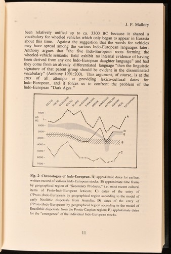 1996 vendu L'Indo-Européanisation de l'Europe du Nord Édité par Karlene Jones-Bley...