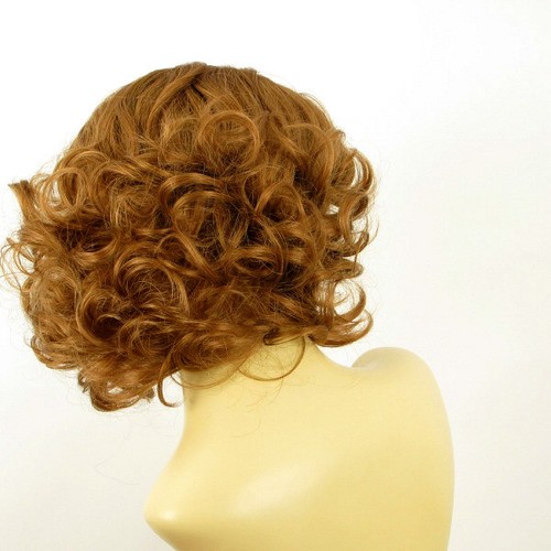 mid length wig for women curly blond mid-copper ref camie 27 PERUK - Picture 6 of 8