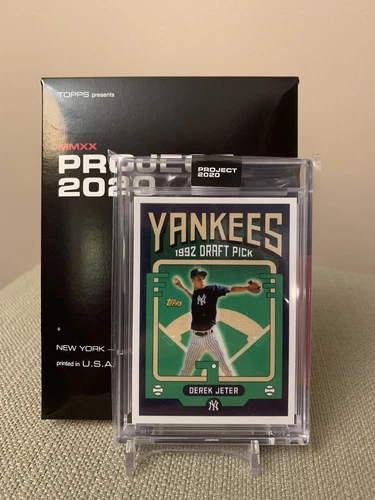 Topps PROJECT 2020 Card #59 - 1993 Derek Jeter by Grotesk - With Box