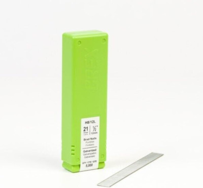 Grex 21-Gauge Brads 1/2 in., 5,000 Ct