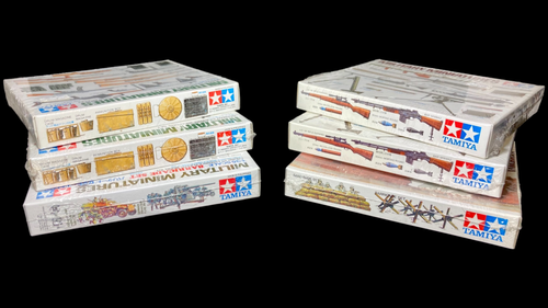 (Lot of 6) Tamiya 35111 35121 35027 35028 Weapons/Supplies 1/35 Scale Model, New - Picture 4 of 5