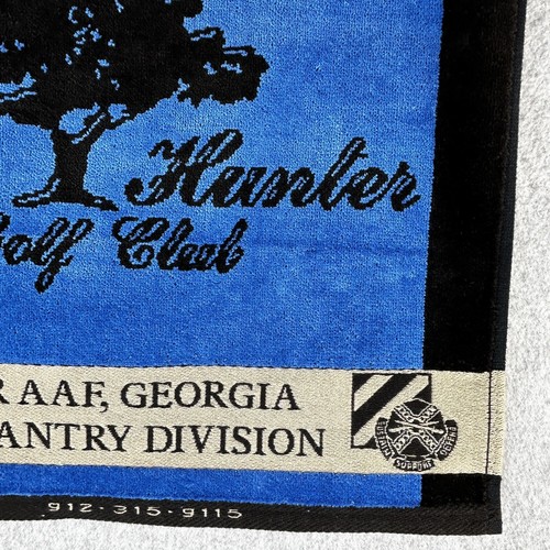 Taylors Creek Course Hunter Golfschläger Georgia 3. Infanterie Div AAF Armee Handtuch - Bild 13 von 19