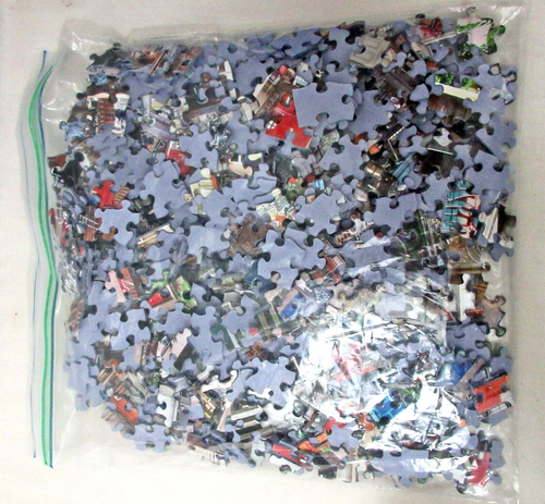 CITY DOORS Jigsaw Puzzle 750 Pieces with Mini Poster by Re-marks Complete - Picture 3 of 7