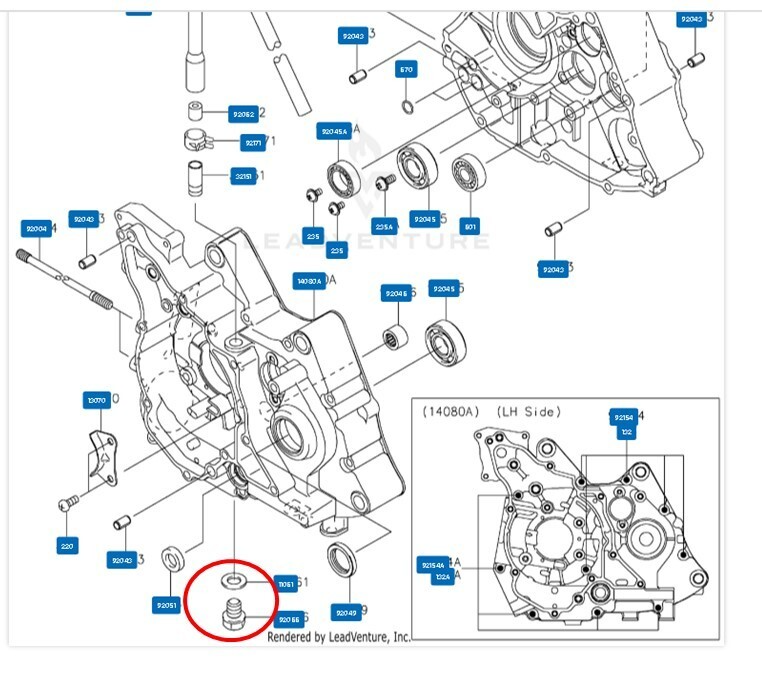 REPLACEMENT 12mm OIL DRAIN PLUG KAWASAKI ZX NINJA EQUIVALENT FOR