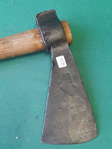 ANTICA ASCIA SCURE ACCETTA FERRO BATTUTO CON MARCHIO PRIMI 900 ORIGINALE. BR10 - Foto 7 di 7