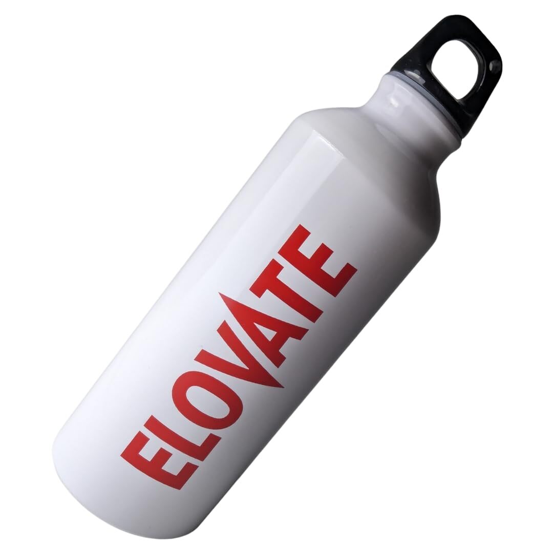 Sports Water Bottle, Lightweight Premium Aluminium, 17 oz, BPA Free, Recyclab...