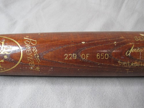 Vintage Louisville Slugger 125 229 of 650 Juan Samuel Philadelphia Phillies Bat - Picture 3 of 7