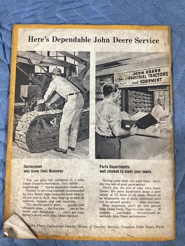 ORIGINAL JOHN DEERE 5010 SCRAPER OPERATORS MANUAL - Picture 5 of 5