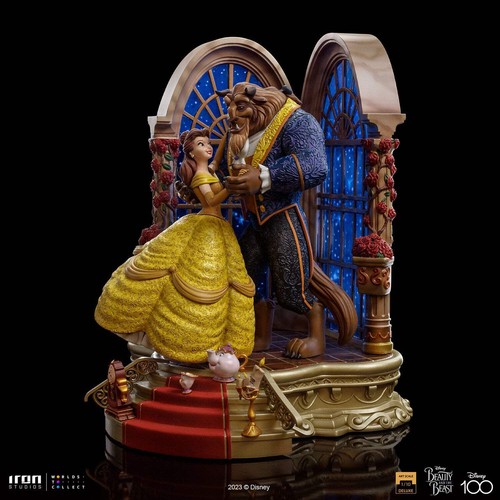 IRON STUDIOS Disney Beauty and the Beast DELUXE 1/10 Tenth Scale Statue Figure - Picture 2 of 12