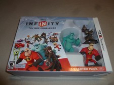 BOXED NINTENDO 3DS DISNEY INFINITY TOY BOX CHALLENGE GAME STARTER PACK 