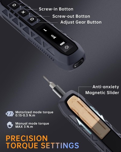 Electric Screwdriver Kit 181 In 1 Mini Precision Screwdriver Set With 162 Magnet - Picture 5 of 7
