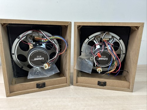 Lowell SL810 8” Wall Mount Speakers. Set Of 2. Open Box. 10” Wood Casing. - Picture 6 of 6
