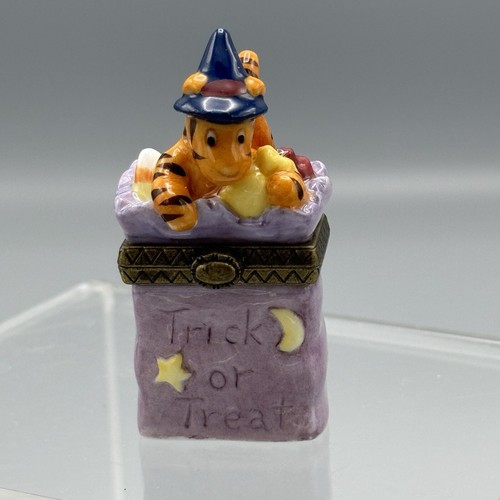 De colección Disney Halloween Truco o Trato Bolsa Tigger Bisagras Caja Diseño por MCF - Imagen 5 de 8