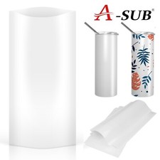 50-200PC A-SUB Sublimation Tumbler Wrap 5X10 for 12-20 Oz Blank Tumblers