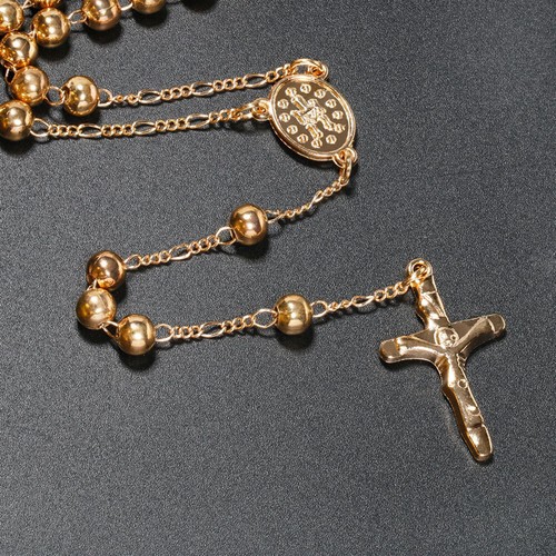 Womens Mens Stainless Steel Jesus Christ Crucifix Cross Pendant Chain Necklace ⇘ - Picture 13 of 22
