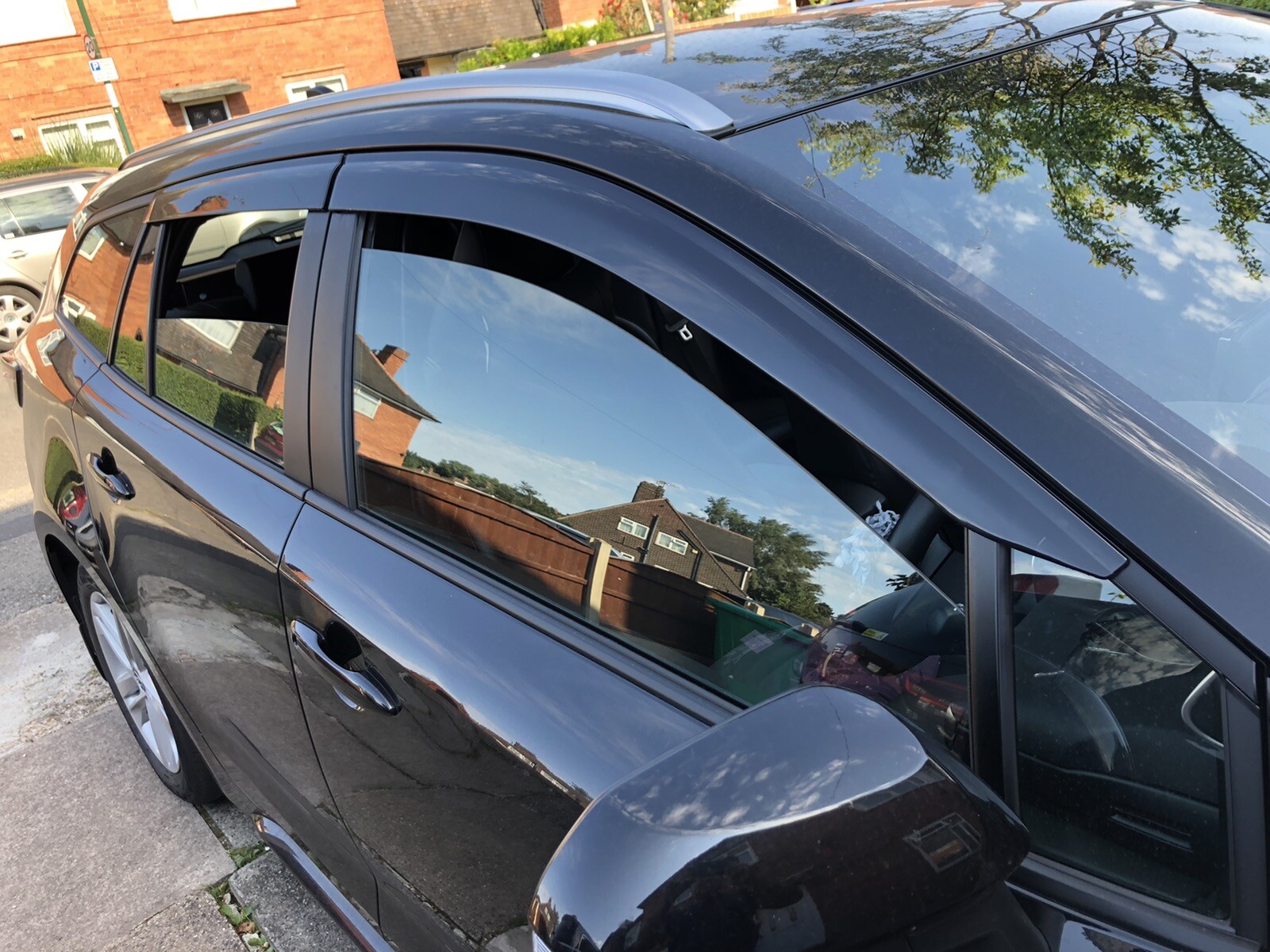 Toyota Corolla Estate Touring Front & Rear Wind Deflectors Window Visor