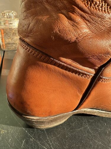 Stewart Boot Co. Cowboy boots Size 8B USA Handmade Vintage Buckaroo 18” - Picture 5 of 23