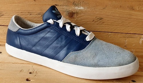 Adidas ADI M.C. Low Leather/Suede Trainers UK8/US8.5/EU42 G50572 Blue/White - Bild 10 von 12