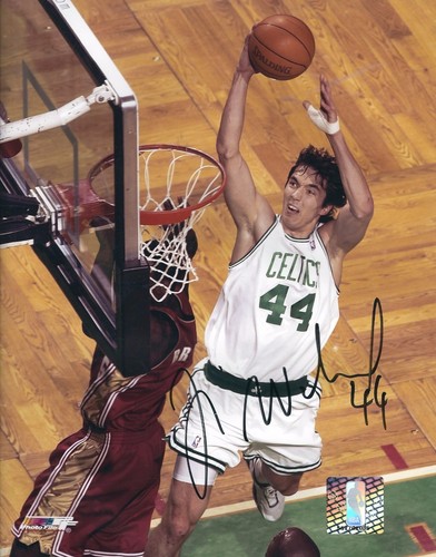 Signiertes 8x10 JIRI WELSCH Boston Celtics handsigniertes Foto COA