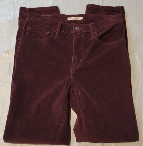 Levi's Damen 724 High Rise Straight Jeans Decadent Chocolate - Cord 30 - Bild 4 von 9