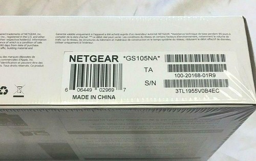 Netgear Prosafe Gigabit Ethernet Switch GS105 NIB Free Shipping - Picture 3 of 4