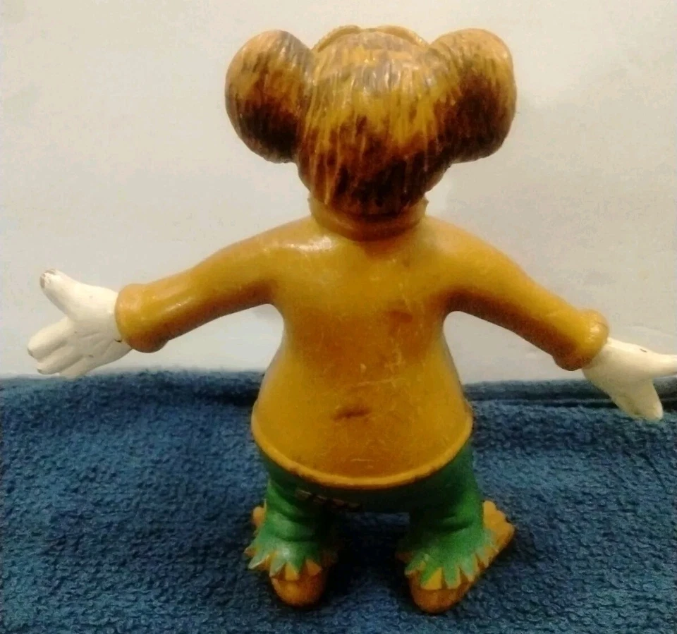 Figura de colección Baylor Bear Texas de goma dura de los años 50 con mascota de Alemania Schleich Foto 2 de 4