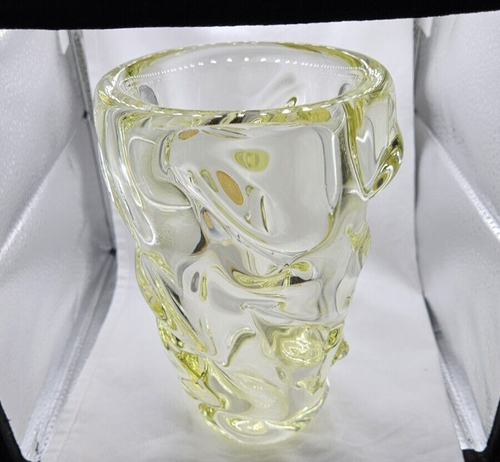 Sevres France Blown glass crystal vintage vase Mid Century Modern (Authentic) - Picture 13 of 13