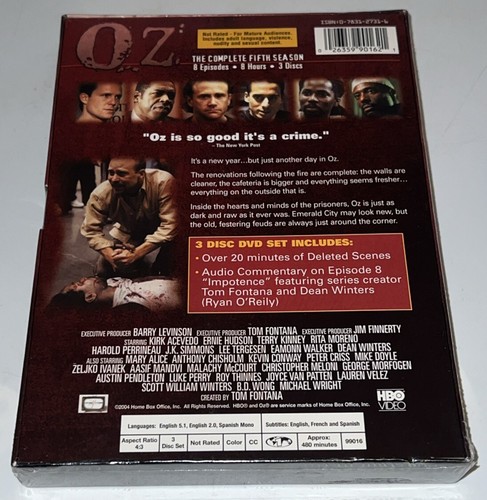 Oz - The Complete Fifth Season (DVD, 2005, 3-Disc Set) - Picture 2 of 2