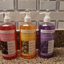 Bubble Bath, Spa Luxetique Foaming Bath with Pure Epsom Salt, Chamomile Rose ...