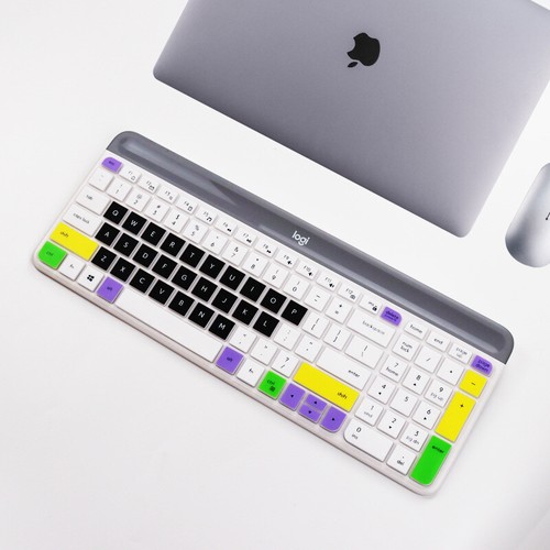 Silicone keyboard cover skin protector for Logitech MK470 K580 K585 - Picture 8 of 16