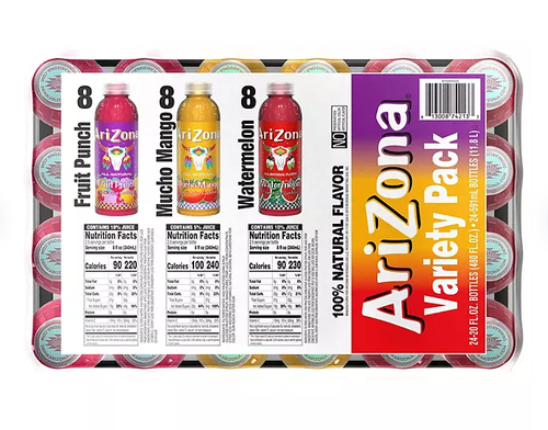 AriZona Juice Cocktail Variety Pack 20 fl. oz., 24 pk. SAMEDAY SHIPP!!! - Picture 5 of 5