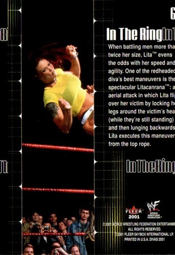 2001 Fleer WWF Ultimate Diva Collection #55 Molly Holly ERROR Miscut Misprint RC - Picture 7 of 7