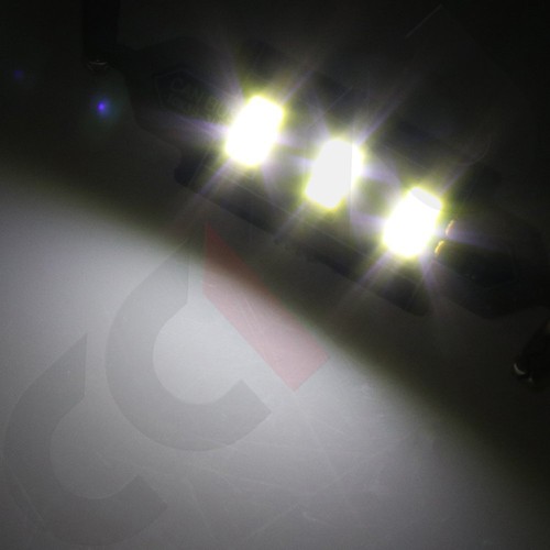 2PC 5730-3-SMD Festoon Interior LED Light Bulb Super White 39mm Dome Trunk Lamp - Picture 8 of 10