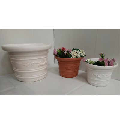 CITÉTOILE Set di 4 vasi sospesi da balcone con foro di drenaggio, vaso da fiori da appendere, piccolo vaso da fiori in metallo, da appendere in stile vintage