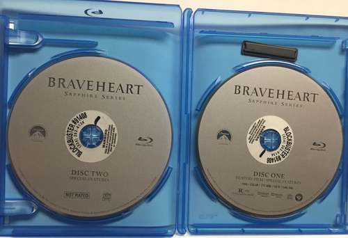 Braveheart [1995] (Blu-ray, 2009, 2-Disc Set) Mel Gibson, Not a Scratch! - Picture 4 of 10