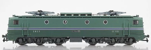 RIVAROSSI H0 1600 - CC 7131 SNCF - GREEN LIVERY WITH BLUE LINE - Picture 2 of 7