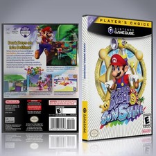 GameCube Replacement Case - NO GAME - Super Mario Sunshine - Player's Choice