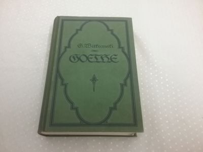 Witkowski, Georg: Goethe Verlag E.A. Seemann 1912  (R2)..