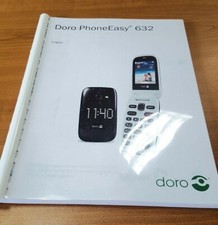 DORO PHONE EASY 632 PRINTED INSTRUCTION MANUAL USER GUIDE A4 HANDBOOK